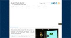 Desktop Screenshot of nathanzeldes.com